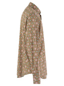 Fedeli Printed Stretch Cotton Voile Shirt
