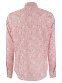 Fedeli Printed Stretch Cotton Voile Shirt