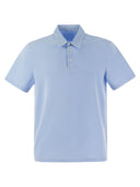 Fedeli Short Sleeved Cotton Polo Shirt