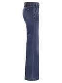 7 For All Mankind Modern Dojo High Waisted Flared Jeans