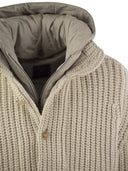Fedeli Cashmere Jacket With Detachable Bib