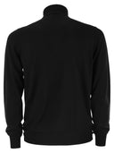 Fedeli Favonio Superfine Wool Half Zip Sweater