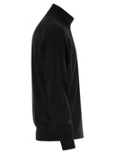 Fedeli Favonio Superfine Wool Half Zip Sweater