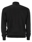 Fedeli Favonio Virgin Wool Sweater With Full Zipper