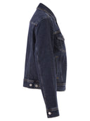 7 For All Mankind Stretch Denim Jacket With Button Fastening