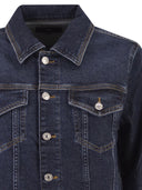 7 For All Mankind Stretch Denim Jacket With Button Fastening