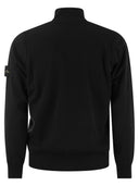 Stone Island Cotton Cardigan With Zip