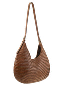 Dragon Luna Piena Woven Leather Bag