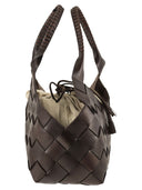 Dragon Castello Braided Leather Bag