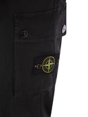 Stone Island Cotton Cargo Trousers