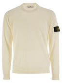 Stone Island Crew Neck Sweater In Virgin Wool