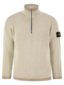 Stone Island Half Zip Wool Jumper