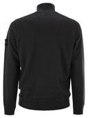 Stone Island Cotton Sweatshirt med lynlås