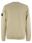 Bluza na szyję z ekipy Stone Island w matowej bawełnie