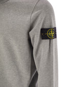 Stone Island Crew Neck Sweatshirt In Frosted Cotton