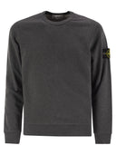 Stone Island Crew Neck Sweatshirt in Frosted Cotton