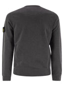 Stone Island Crew Neck Sweatshirt in Frosted Cotton