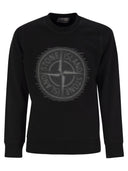 Stone Island Crew Neck Felpa con tre ottiche