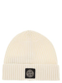 Stone Island Virgin Wool Cap With Logo