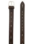 Alberto Luti Studded Leather Belt