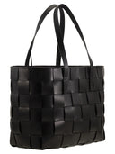 Dragon Japan Tote Woven Leather Bag