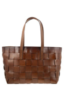 Dragon Japan Tote Woven Leather Bag