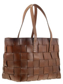 Dragon Japan Tote Woven Leather Bag