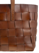 Dragon Japan Tote Woven Leather Bag