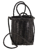 Dragon Lina Mini Woven Leather Bag