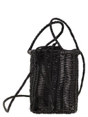 Dragon Lina Mini Woven Leather Bag