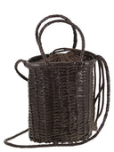Dragon Lina Mini Woven Leather Bag