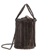 Dragon Lina Mini Woven Leather Bag