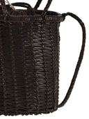 Dragon Lina Mini Woven Leather Bag