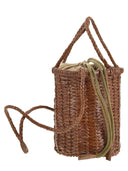 Dragon Lina Mini Woven Leather Bag