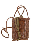 Dragon Lina Mini Woven Leather Bag