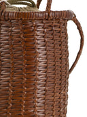 Dragon Lina Mini Woven Leather Bag
