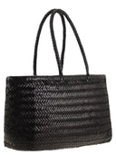 Dragon Bamboo Triple Jump Big Woven Leather Bag