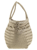Dragon Triple Jump Big Woven Leather Bag