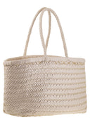 Dragon Bamboo Triple Jump Big Woven Leather Bag
