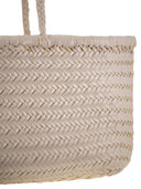 Dragon Bamboo Triple Jump Big Woven Leather Bag
