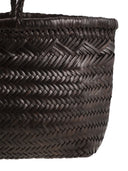 Dragon Triple Jump Big Woven Leather Bag