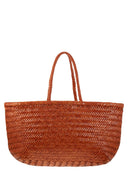 Dragon Triple Jump Big Woven Leather Bag