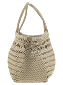Dragon Triple Jump Big Woven Leather Bag