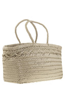 Dragon Triple Jump Big Woven Leather Bag