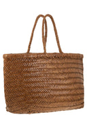 Dragon Triple Jump Big Woven Leather Bag