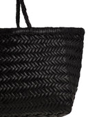 Dragon Triple Jump Small Woven Leather Bag