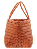 Dragon Triple Jump Small Woven Leather Bag