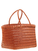 Dragon Triple Jump Small Woven Leather Bag