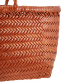 Dragon Triple Jump Small Woven Leather Bag