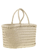 Dragon Triple Jump Small Woven Leather Bag